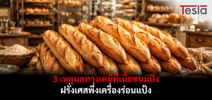 3 เหตุผลทางเคมีที่เนื้อขนมปัง ฝรั่งเศสพึ่งเครื่องร่อนแป้ง